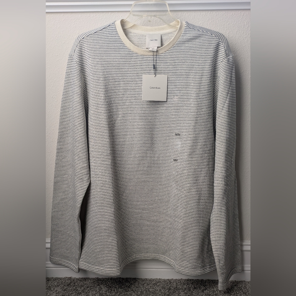 NWT Calvin Klein Striped Sweater